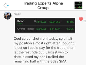 $28,000 worth of Profits inside from the Alpha Chat!