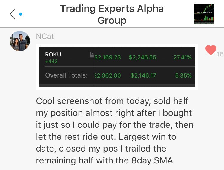 $28,000 worth of Profits inside from the Alpha Chat!