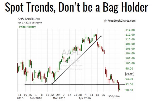 Spot Trends, Don’t be a Bag Holder